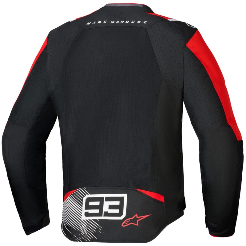 Alpinestars T-SPS Air V2 MM93 kollekció motoros kabát piros-fekete-fehér