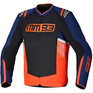 Alpinestars T-SPS Air V2 MM93 kollekció motoros kabát fluo piros-kék-fekete-fehér