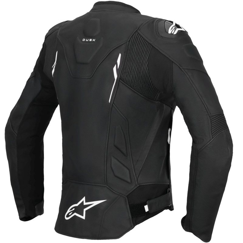 Alpinestars Stella Dusk női motoros bőrkabát fekete-fehér