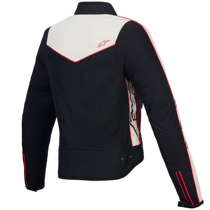 Alpinestars Stella T-Dyno Water Resistant női motoros kabát fekete-bézs-piros