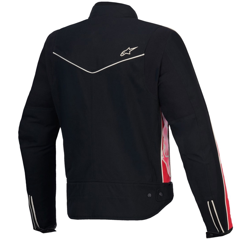 Alpinestars Stella T-Dyno Water Resistant női motoros kabát fekete-piros-rózsaszín
