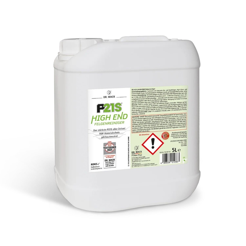 Dr. Wack High End Wheel Cleaner gél keréktárcsa tisztító reakcióval 5 l