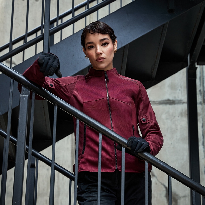 Alpinestars Stella C-1 Air női motoros kabát bíbor