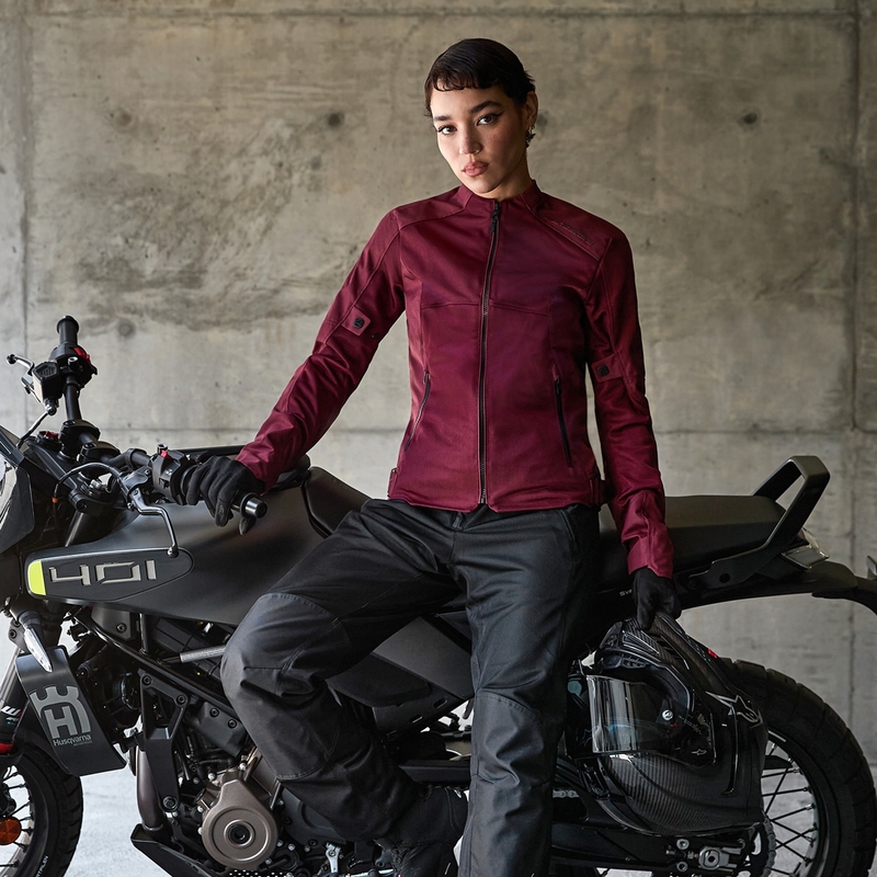 Alpinestars Stella C-1 Air női motoros kabát bíbor