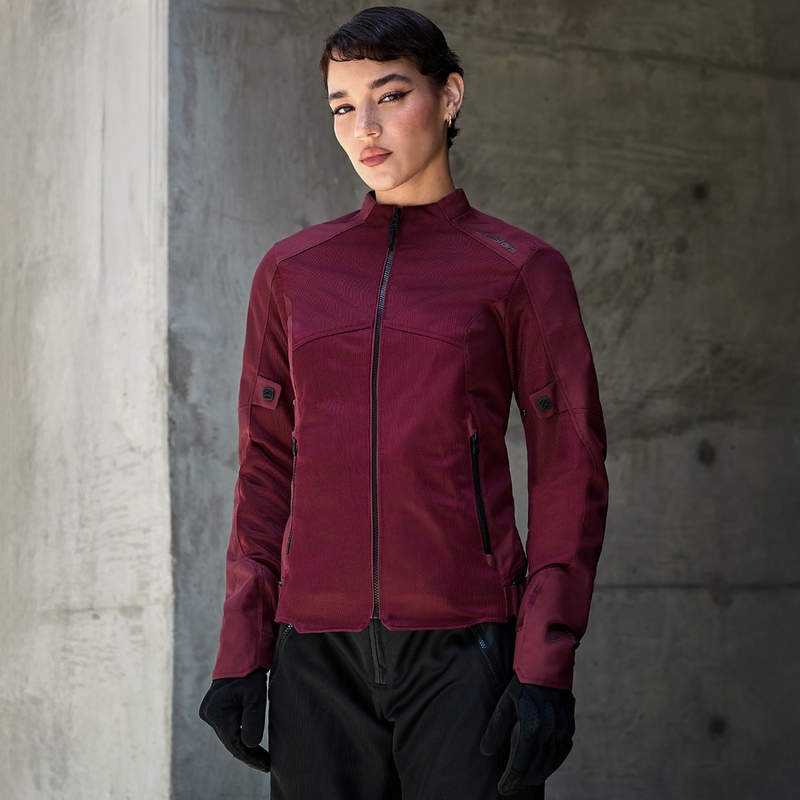 Alpinestars Stella C-1 Air női motoros kabát bíbor