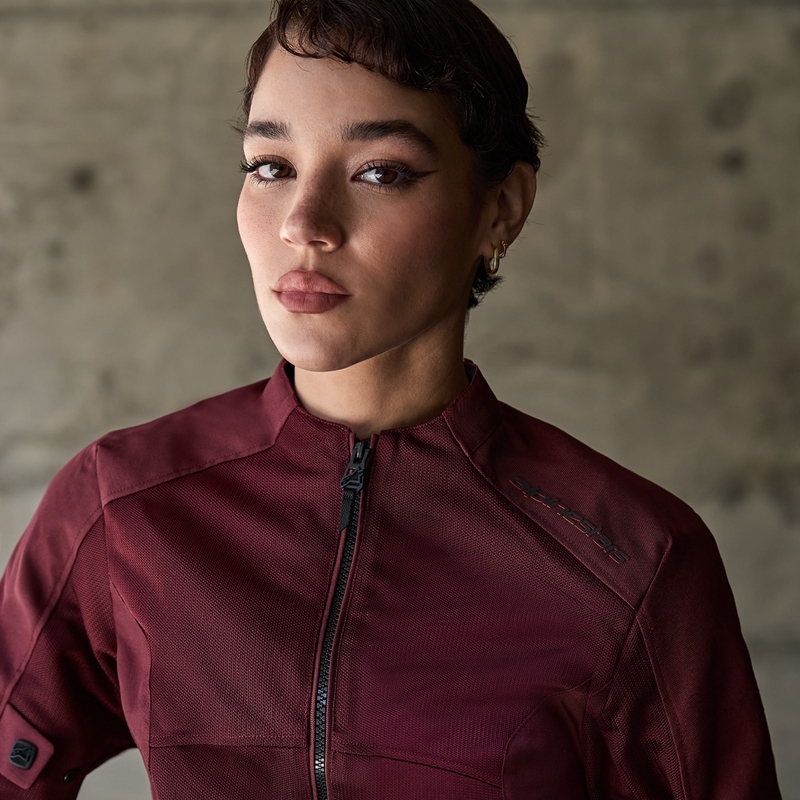 Alpinestars Stella C-1 Air női motoros kabát bíbor