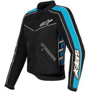 Alpinestars STELLA T-DYNO AIR női motoros kabát fekete-világoskék-bézs
