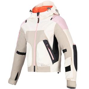Alpinestars MOLLY AIR női motoros kabát homokbarna-rózsaszín-mandula