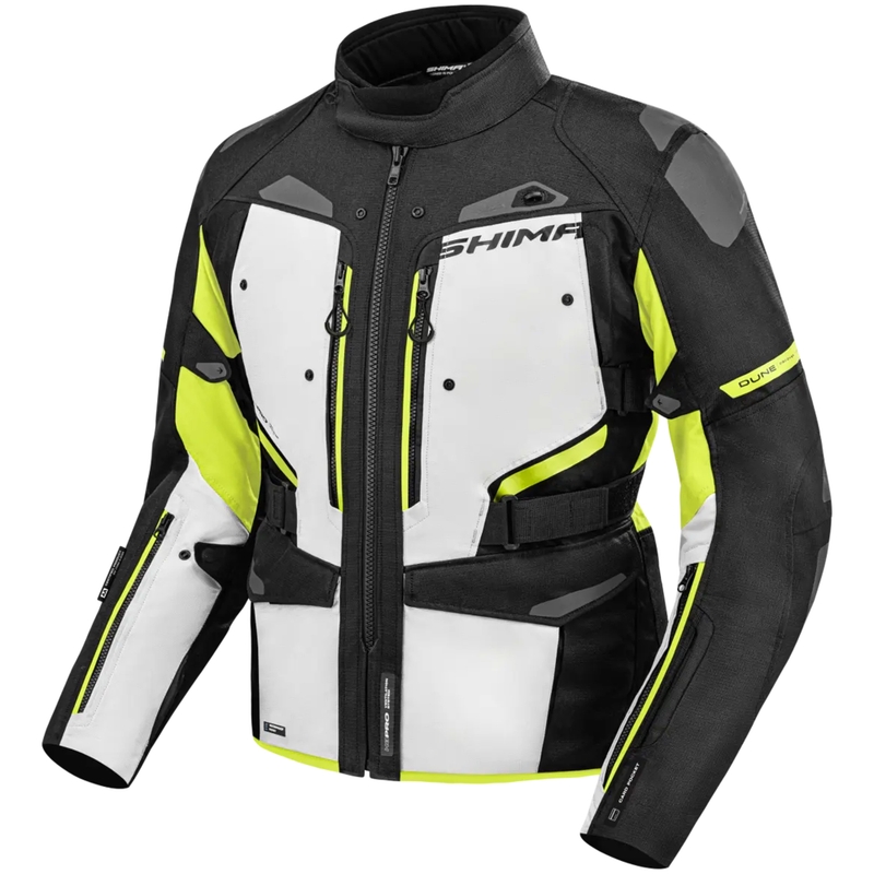 Shima Dune motoros kabát fluo sárga