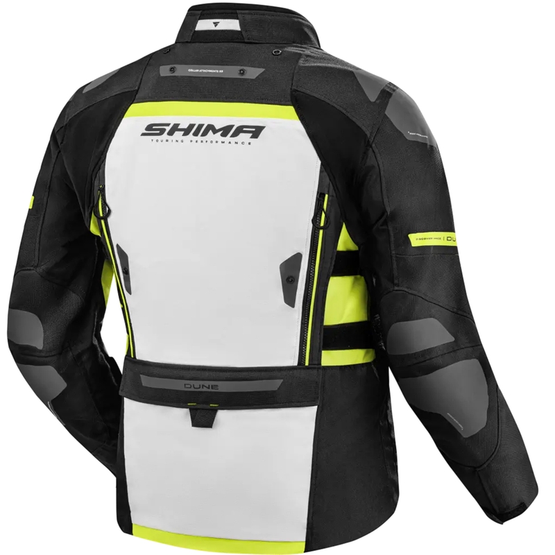 Shima Dune motoros kabát fluo sárga