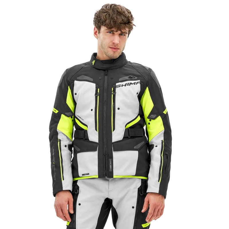 Shima Dune motoros kabát fluo sárga