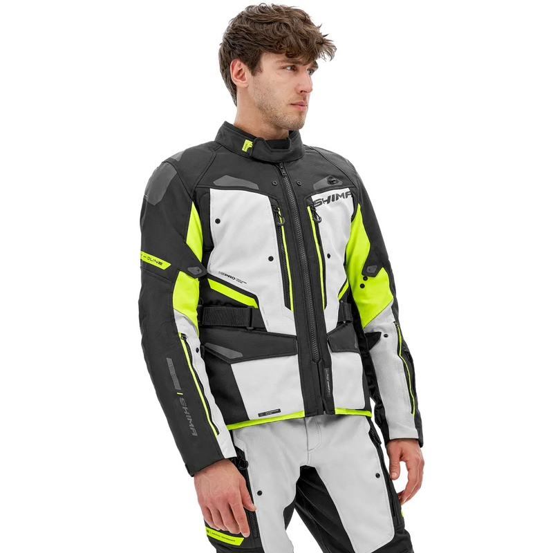 Shima Dune motoros kabát fluo sárga