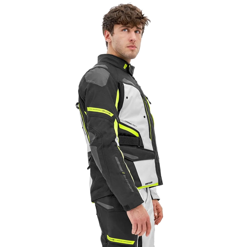 Shima Dune motoros kabát fluo sárga