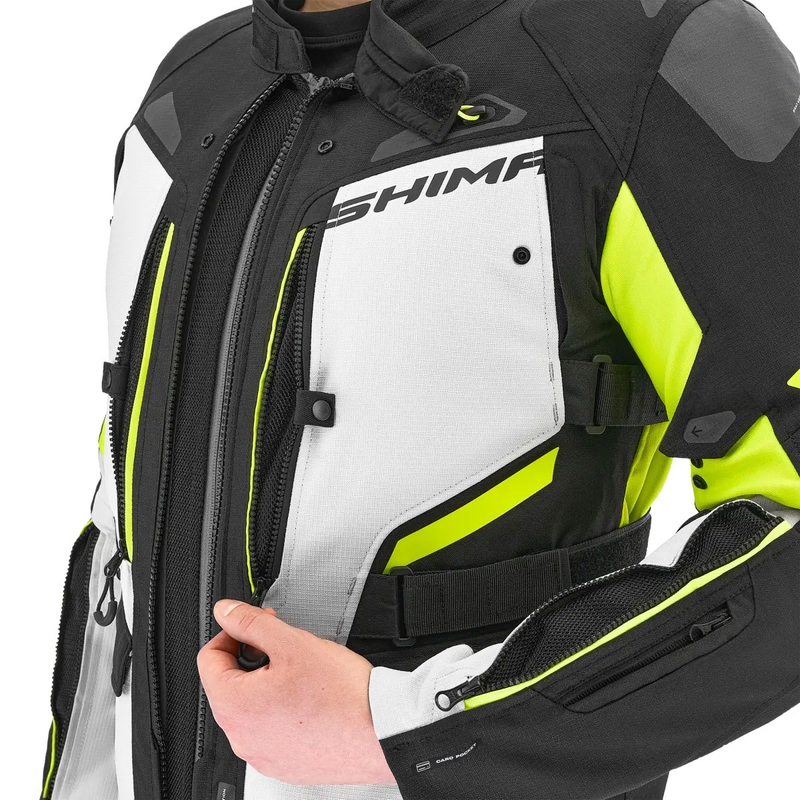 Shima Dune motoros kabát fluo sárga