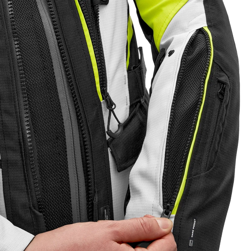 Shima Dune motoros kabát fluo sárga