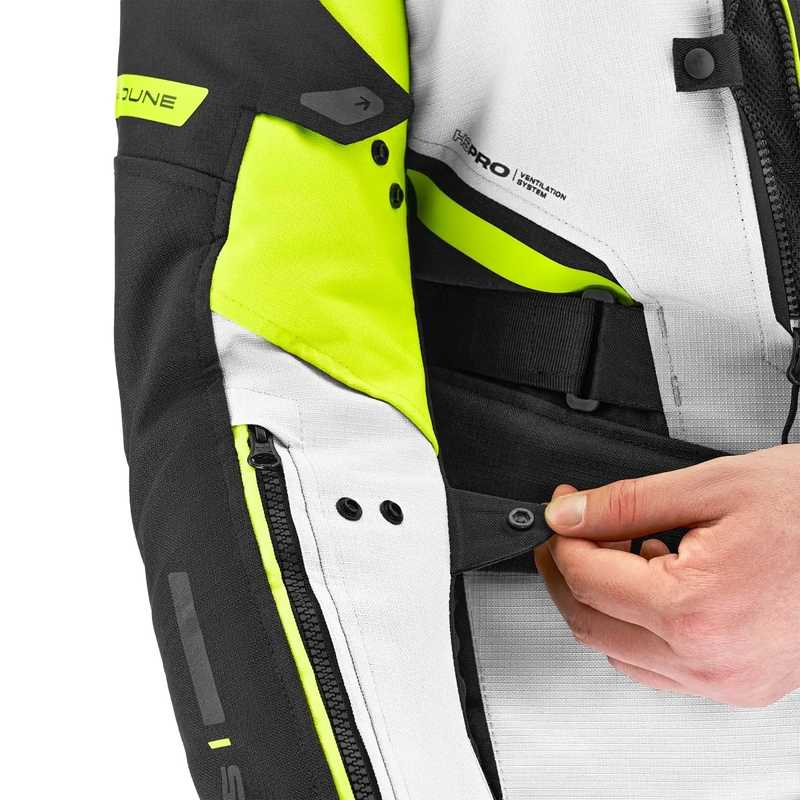 Shima Dune motoros kabát fluo sárga