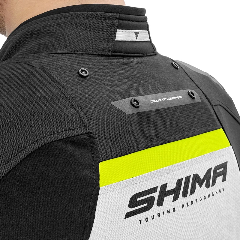 Shima Dune motoros kabát fluo sárga
