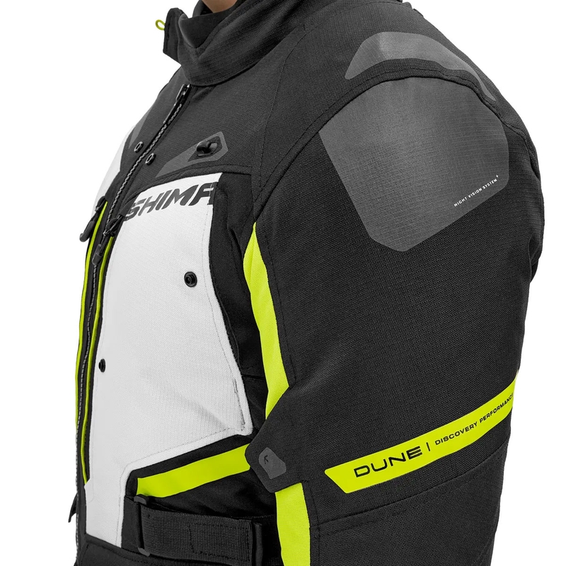 Shima Dune motoros kabát fluo sárga