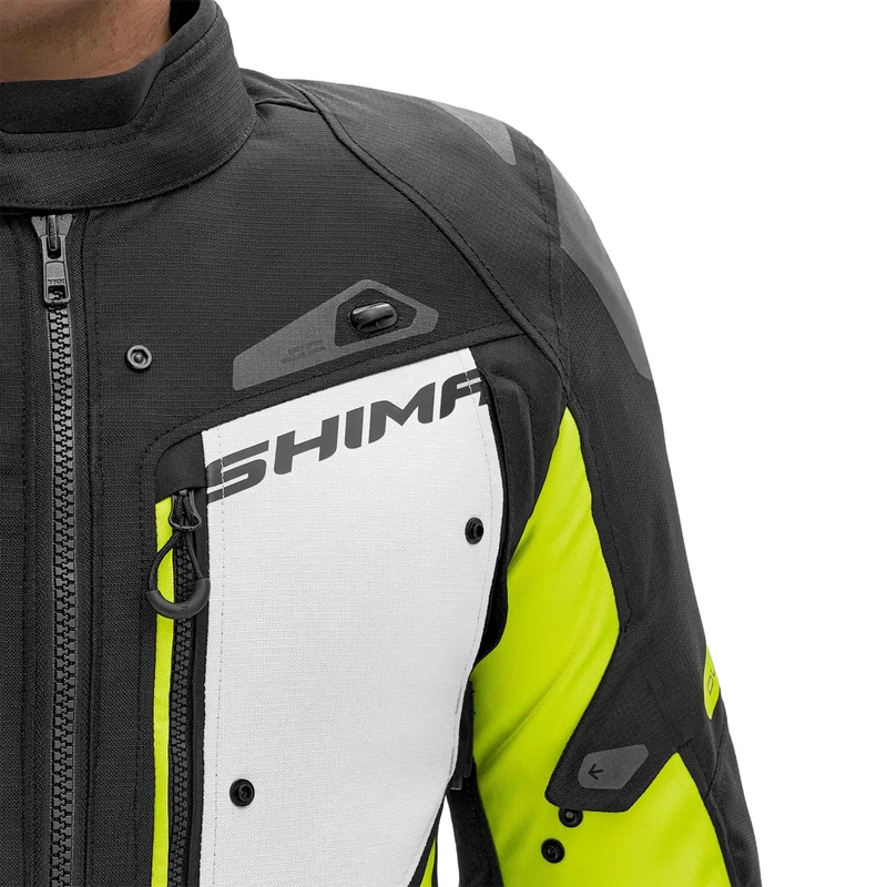 Shima Dune motoros kabát fluo sárga