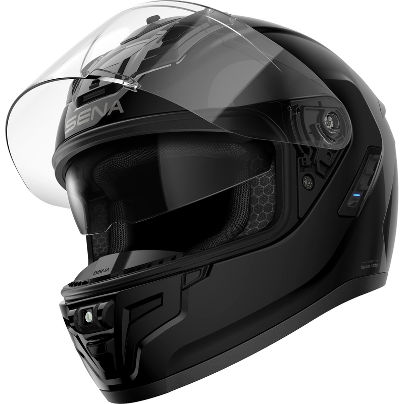 SENA zárt motorkerékpáros sisak Phantom headsettel fekete