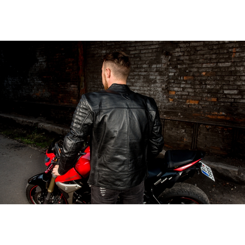 Street Racer Spirit motoros kabát fekete