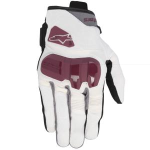 Alpinestars Chrom V2 női motoros kesztyű fehér offwhite-bíbor