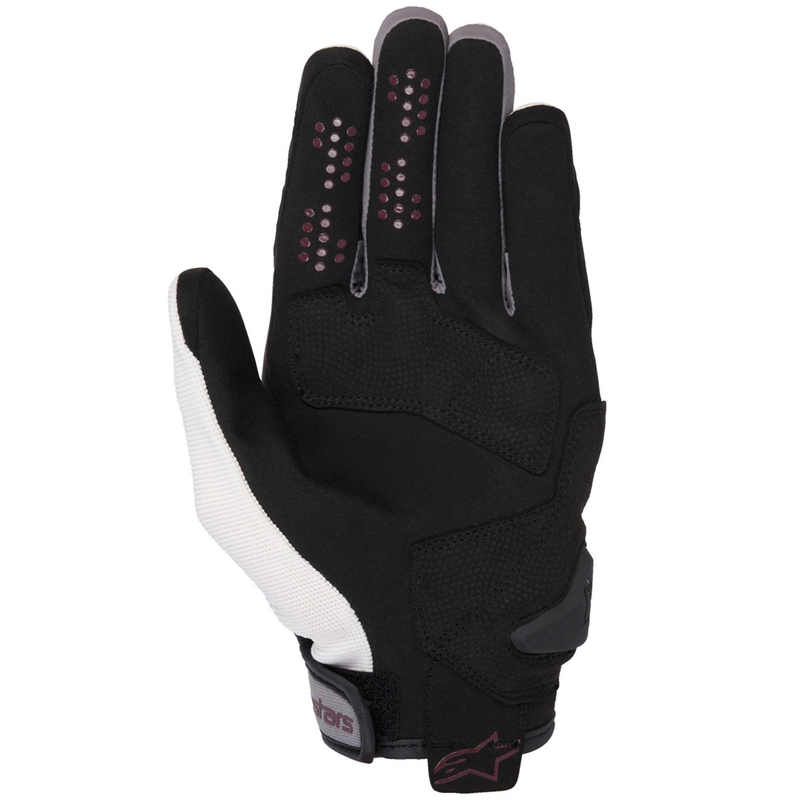 Alpinestars Chrom V2 női motoros kesztyű fehér offwhite-bíbor
