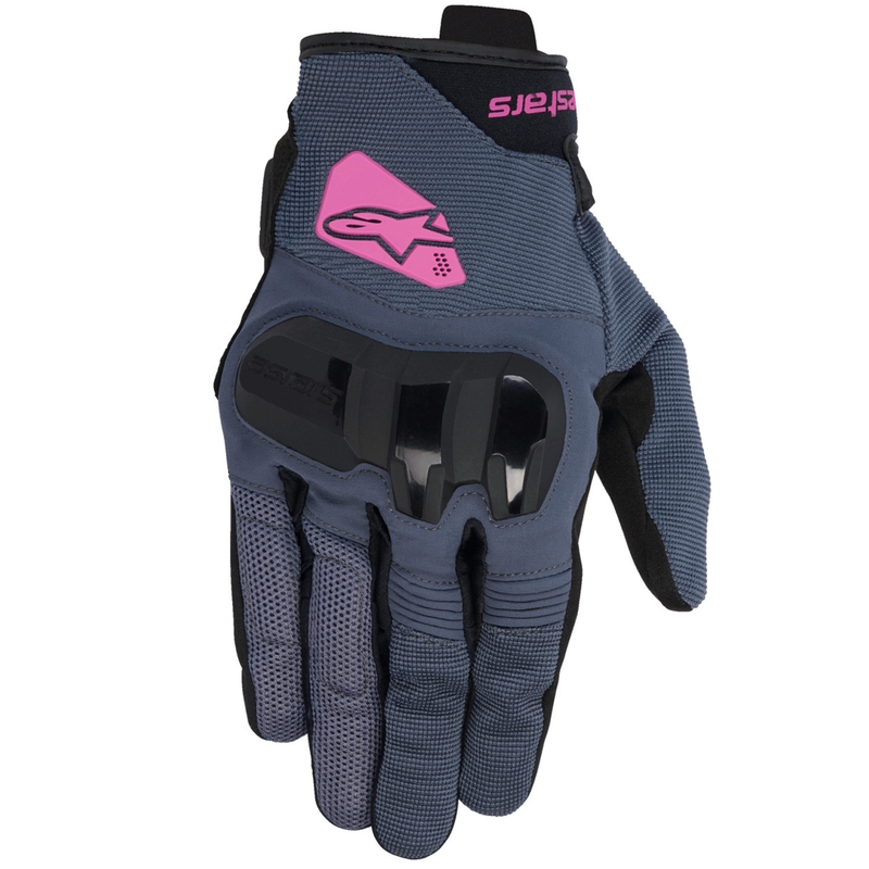 Alpinestars Chrom V2 női motoros kesztyű sötétszürke-fekete-lila