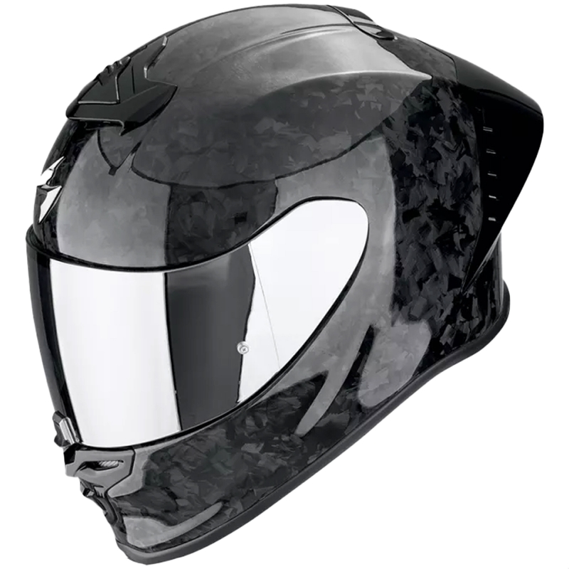 Scorpion EXO-R1 EVO II CARBON ONYX AIR zárt motoros bukósisak fekete