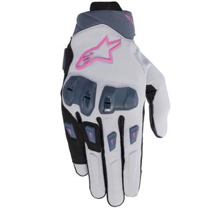 Alpinestars STELLA SP X 3 női motoros kesztyű szürke-sötétszürke-fekete-rózsaszín