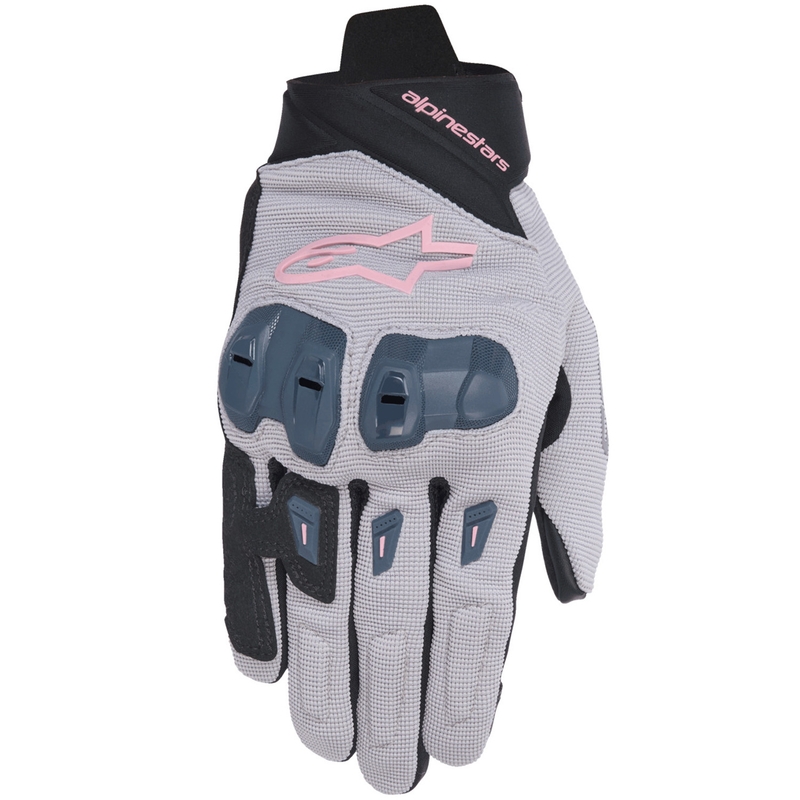 Alpinestars STELLA SP X 1 női motoros kesztyű szürke-fekete-sötétszürke-rózsaszín