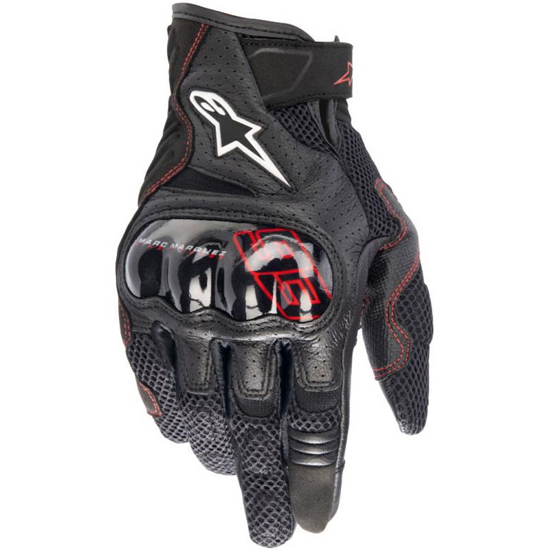 Alpinestars Rio Hondo V2 Air MM93 kollekció motoros kesztyű fekete-piros