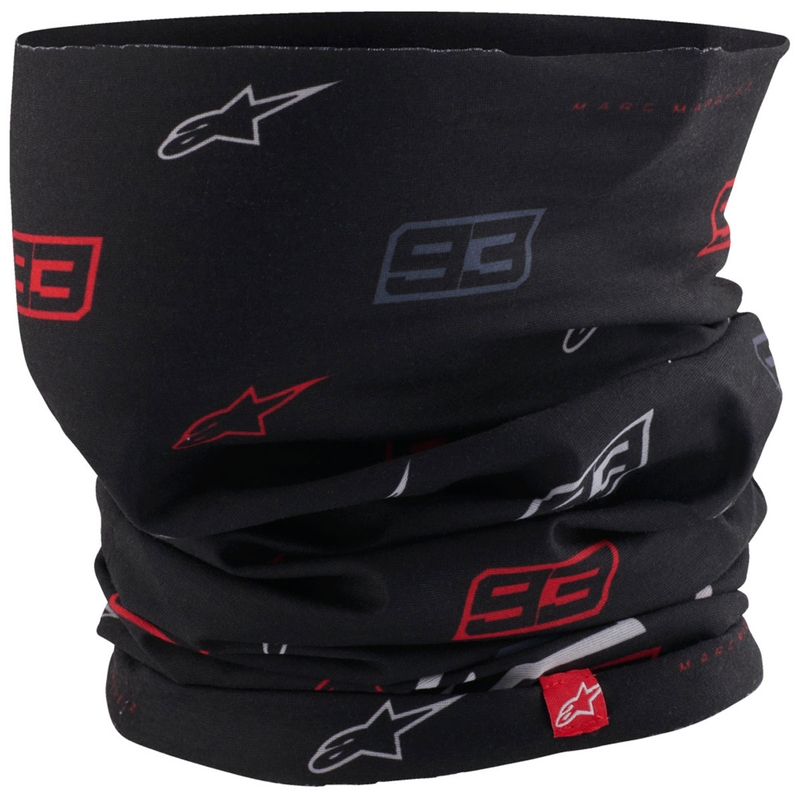 Alpinestars MM93 kollekció nyakmelegítő fekete-szürke-piros