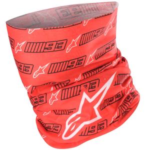 Alpinestars MM93 kollekció nyakmelegítő piros-fekete-fehér
