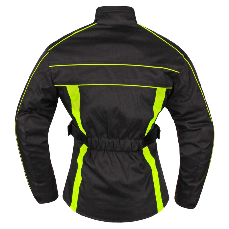 Motoros kabát női RSA SW-01 fekete-fluo sárga eladó kiárusítás