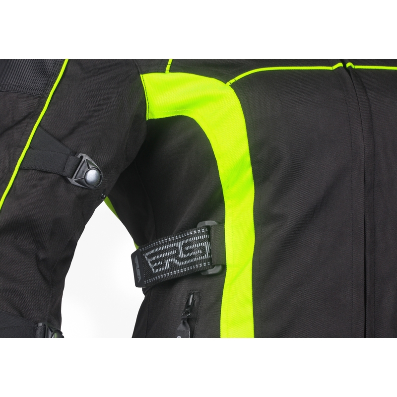 Motoros kabát női RSA SW-01 fekete-fluo sárga eladó kiárusítás