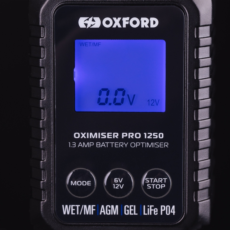 Oxford Oximiser Pro 1250 1,3A, 6/12V, 3,5-40Ah akkumulátor töltő