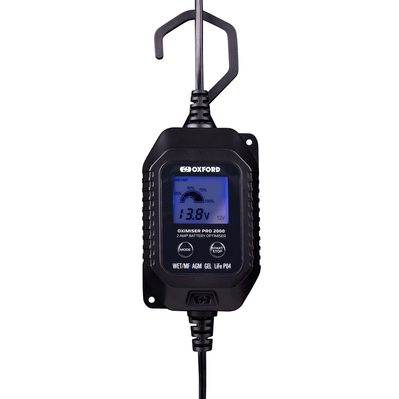 Oxford Oximiser Pro 2000 2A, 12V, 8-80Ah akkumulátor töltő