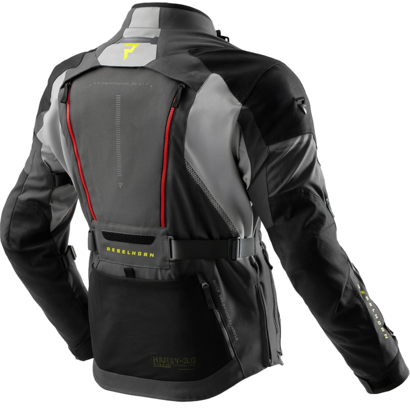 Rebelhorn Hardy 3.0 motoros kabát antracitszürke-sárga