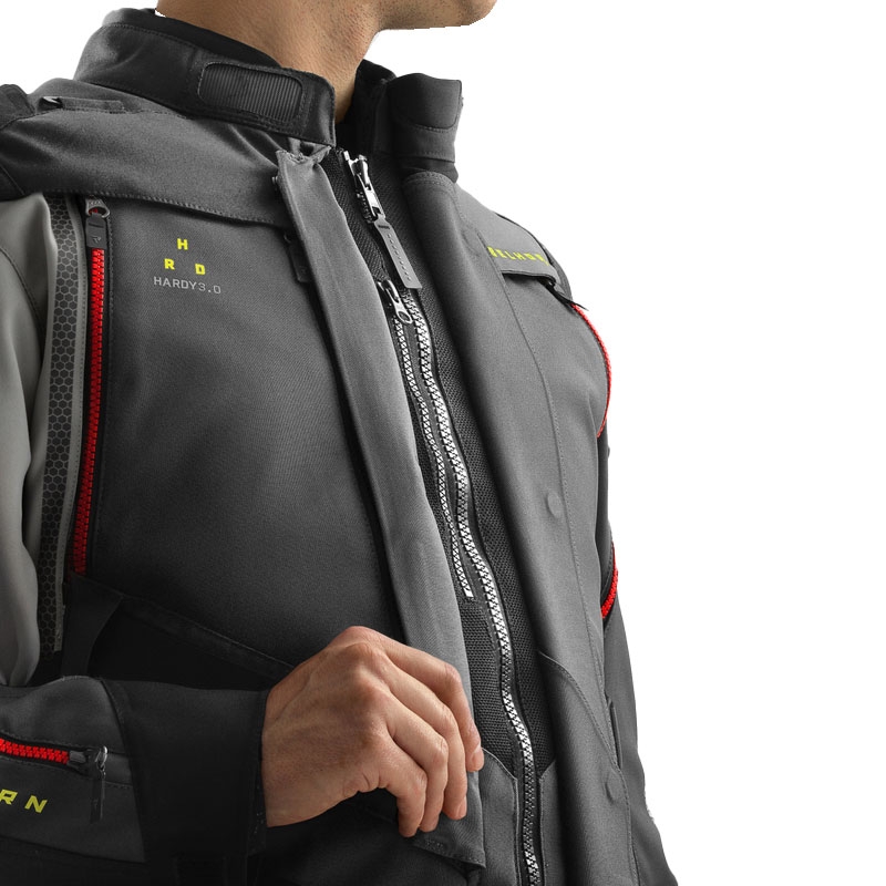 Rebelhorn Hardy 3.0 motoros kabát antracitszürke-sárga