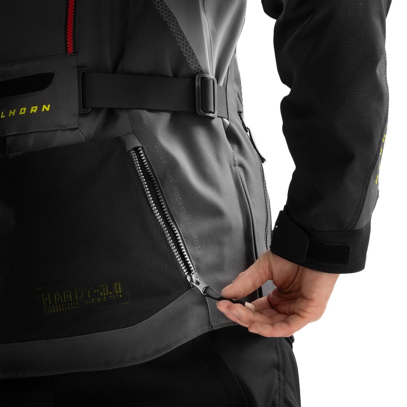 Rebelhorn Hardy 3.0 motoros kabát antracitszürke-sárga