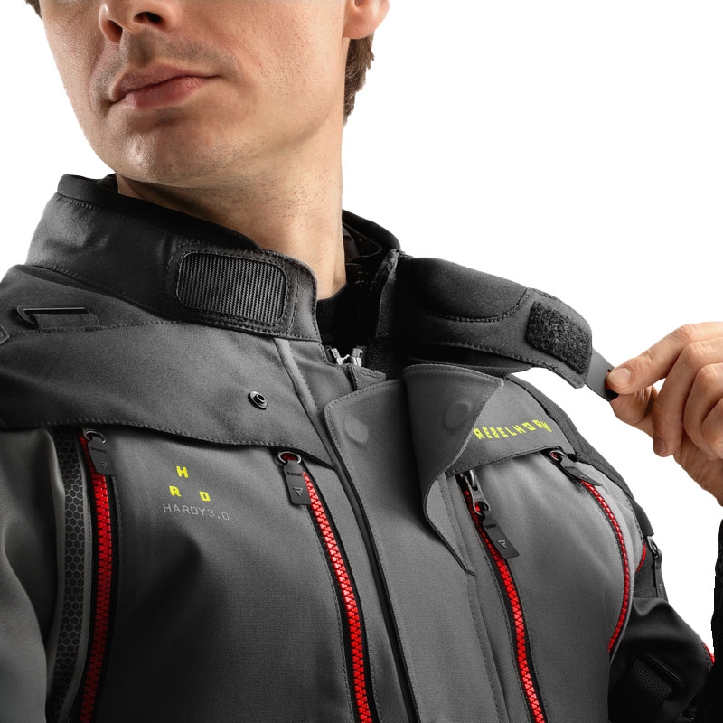Rebelhorn Hardy 3.0 motoros kabát antracitszürke-sárga