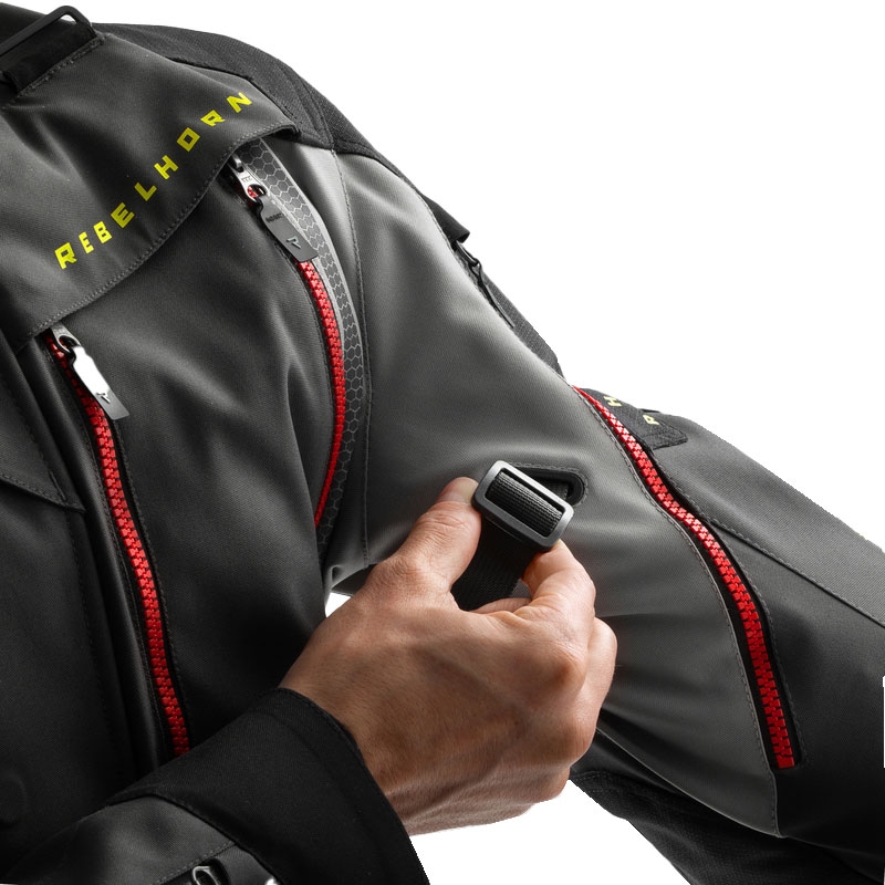 Rebelhorn Hardy 3.0 motoros kabát antracitszürke-sárga