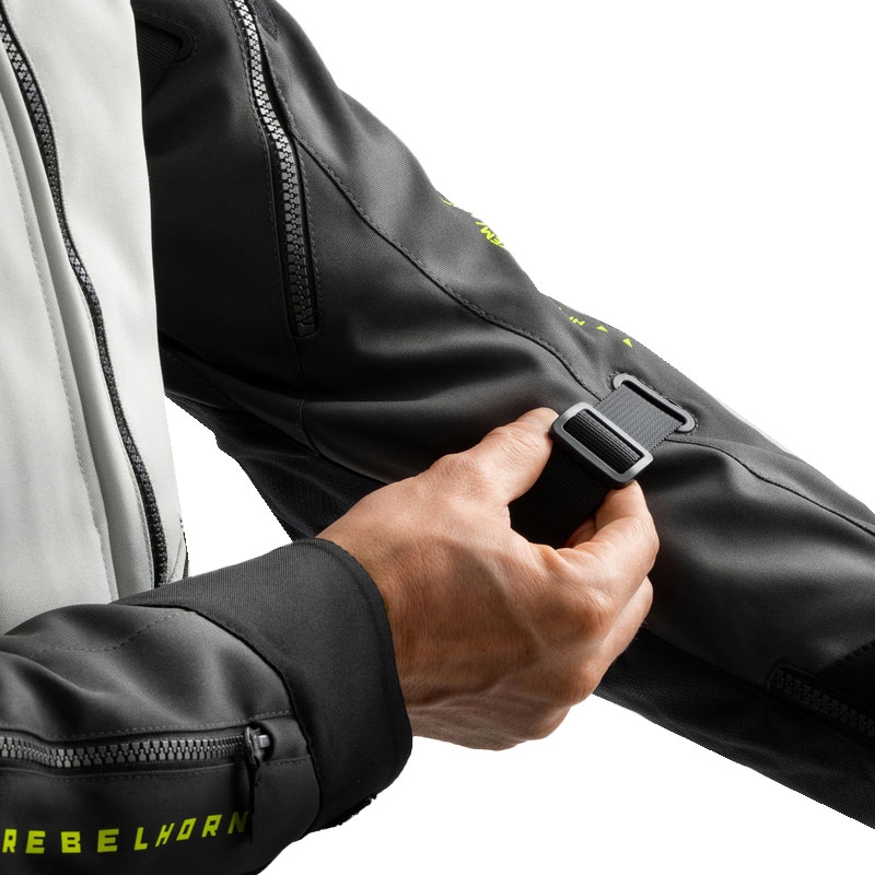 Rebelhorn Hardy 3.0 motoros kabát fekete-szürke-fluo sárga