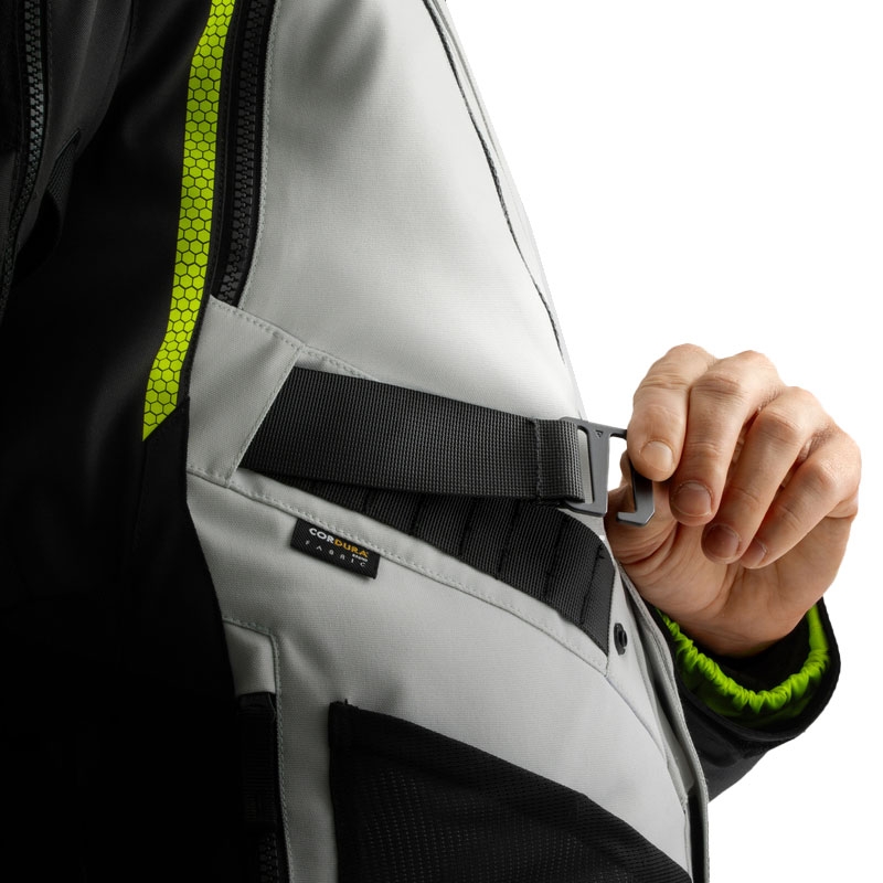 Rebelhorn Hardy 3.0 motoros kabát fekete-szürke-fluo sárga