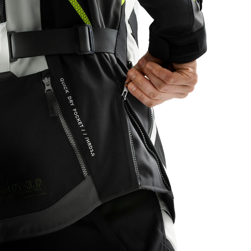 Rebelhorn Hardy 3.0 motoros kabát fekete-szürke-fluo sárga