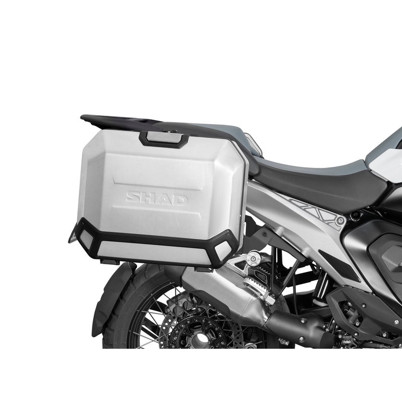 Complete set of 36L / 47L SHAD TERRA aluminum side cases, including mounting kit SHAD BMW R 1300 GS