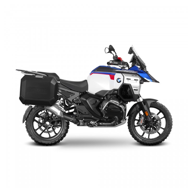 Complete set of 36L / 47L SHAD TERRA aluminum side cases, including mounting kit SHAD BMW R 1300 GS Adventure