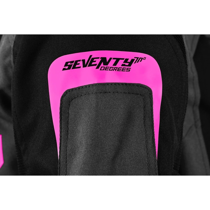 Seventy Degrees SD-JT68 Sahara női motoros kabát szürke-rózsaszín