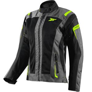 Seventy Degrees SD-JT68 Sahara női motoros kabát fekete-fluo sárga
